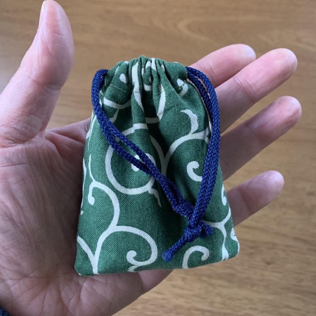 Kyosuke Made in Japan Mini Drawstring Set of 10 x for Kyoto Set A Bags, 5, Approx. 8cm, Amulets, Mamekin, Cotton, Cat, Nyankomon,