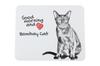 Bombay - Mouse Pad with Print, Personalized Cat Pad, Unique Gadget for an Office Worker from the Art-Dog Brand