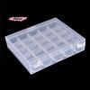 M-1pc 25 Spools Empty Bobbins Storage Box Sewing Accessories Tools Plastic Sewing Machine Bobbin Case Knitting Needle Organizer