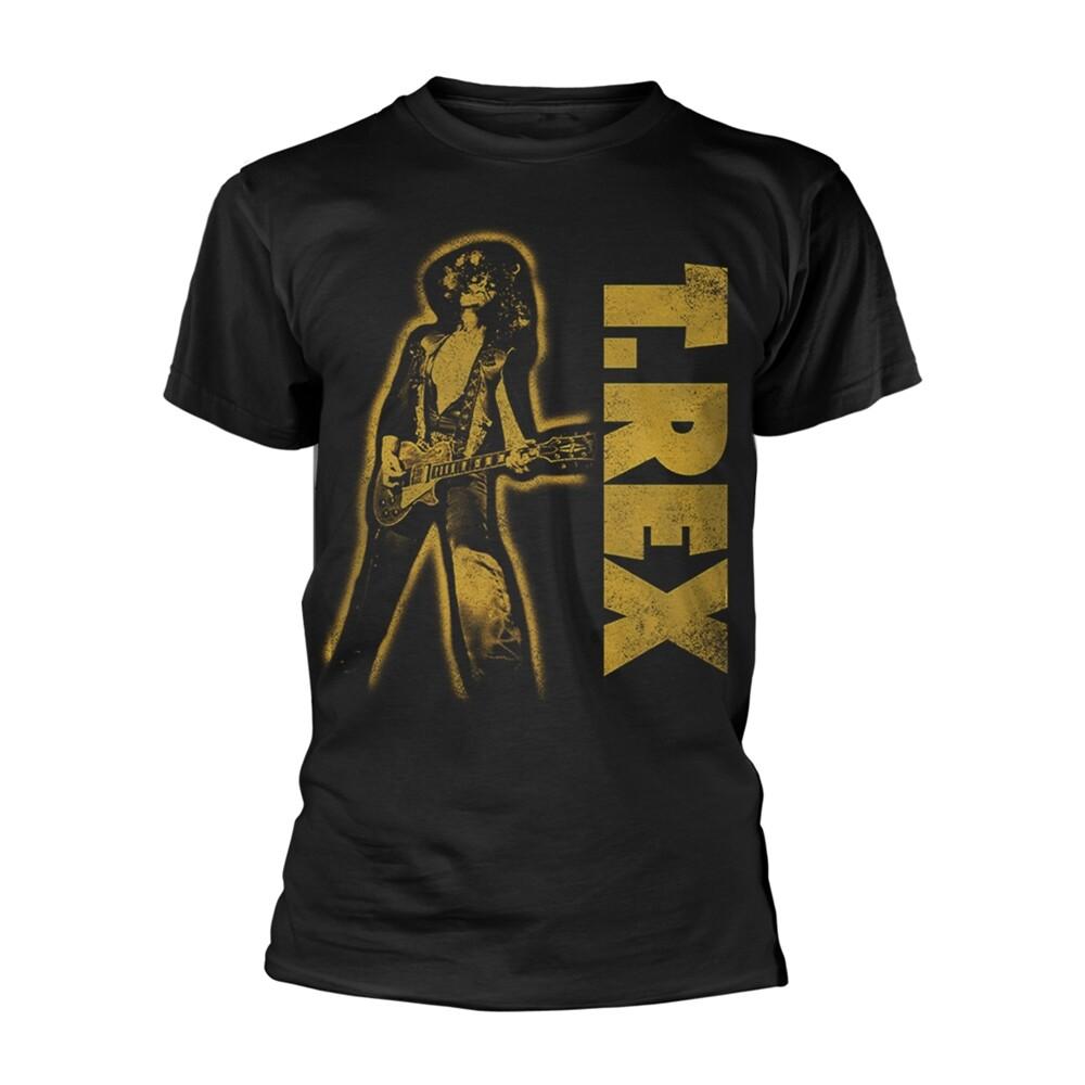 T.. REX GUITAR SCHWARZ T-Shirt Klein-