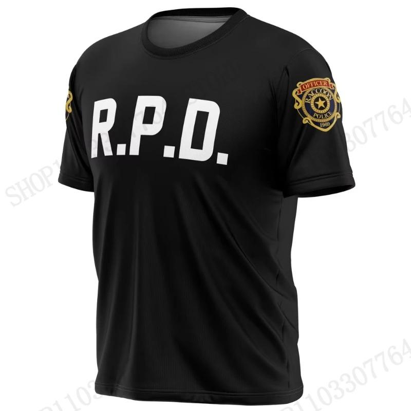 Anime Hra Resident Evil 3D Tisk Tričko Pánské Dámské Módní Ležérní Tričko s Krátkým Rukávem Dětská Vrchní Trička Písmeno Camiseta hombre