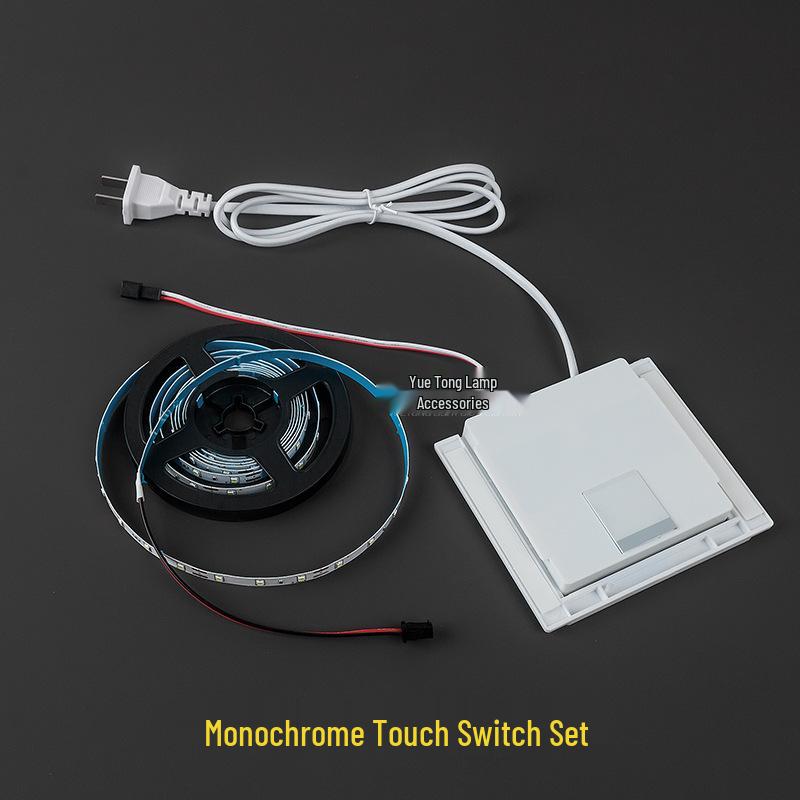LED Mirror with Touch Sensor, Three-Color Dimmable Light Strip for Beauty Makeup and Bathroom Accessories.