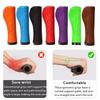 1Pair MTB Bicycle Grips Shockproof Bike Handlebar Cover Anti-Slip Lockable Grips Ergonomic Cycling Rubber Ball Handle Grips