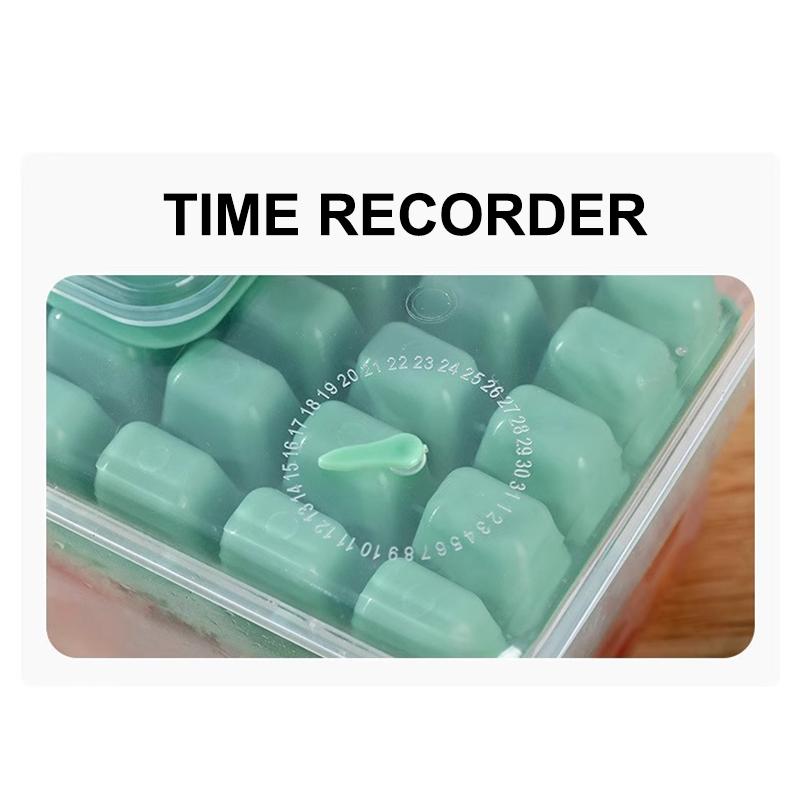 34/68 Compartments Ice Cube Mould Press Type With Lid Home Ice Box Ice Tool Freezer Ice Cube Maker Gifts