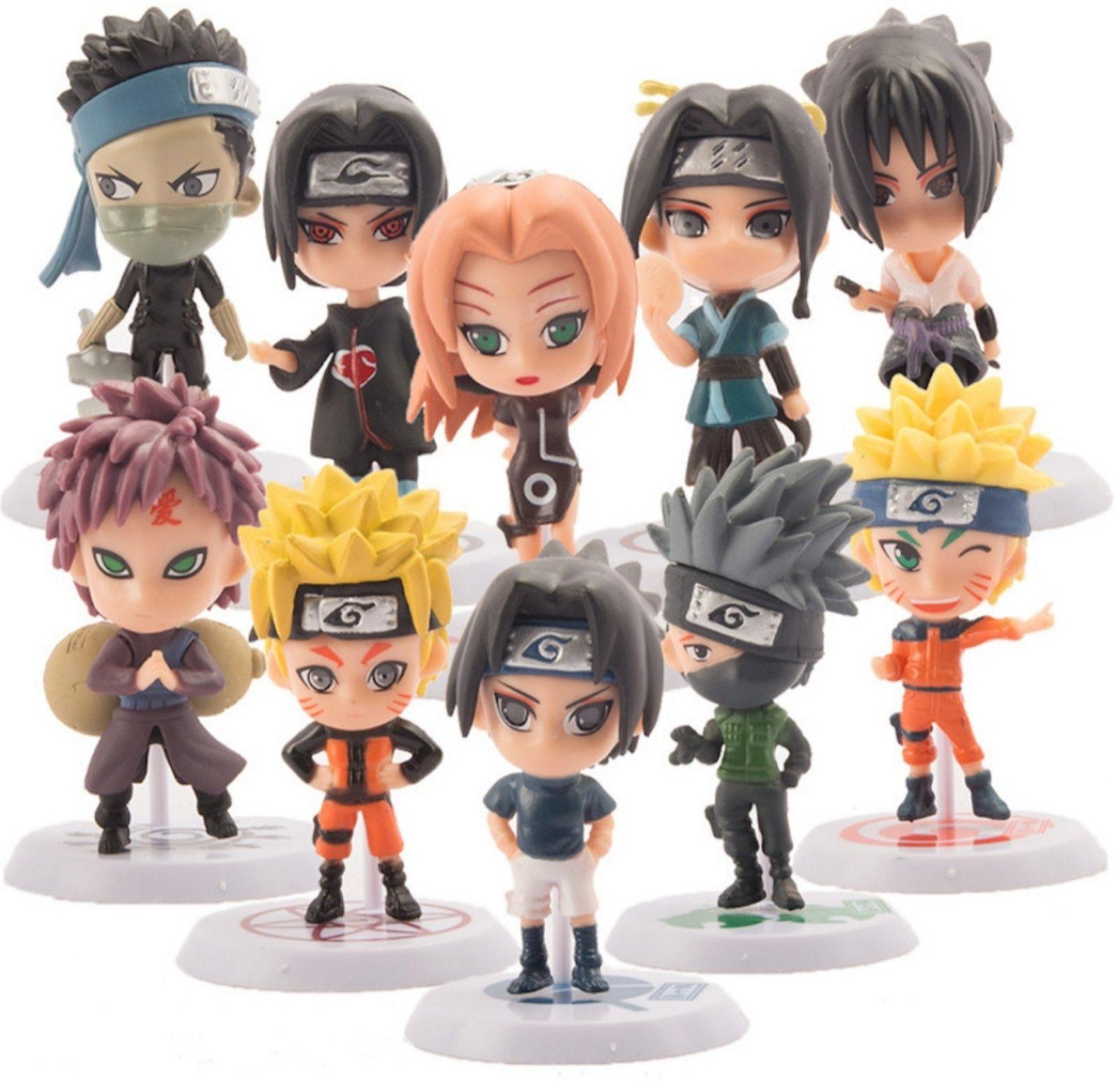 

Наруто Naruto Сакура Забуза Гаара Саске набір фігурок аніме колекційні ігрові фігурки 10шт 6 жовтий