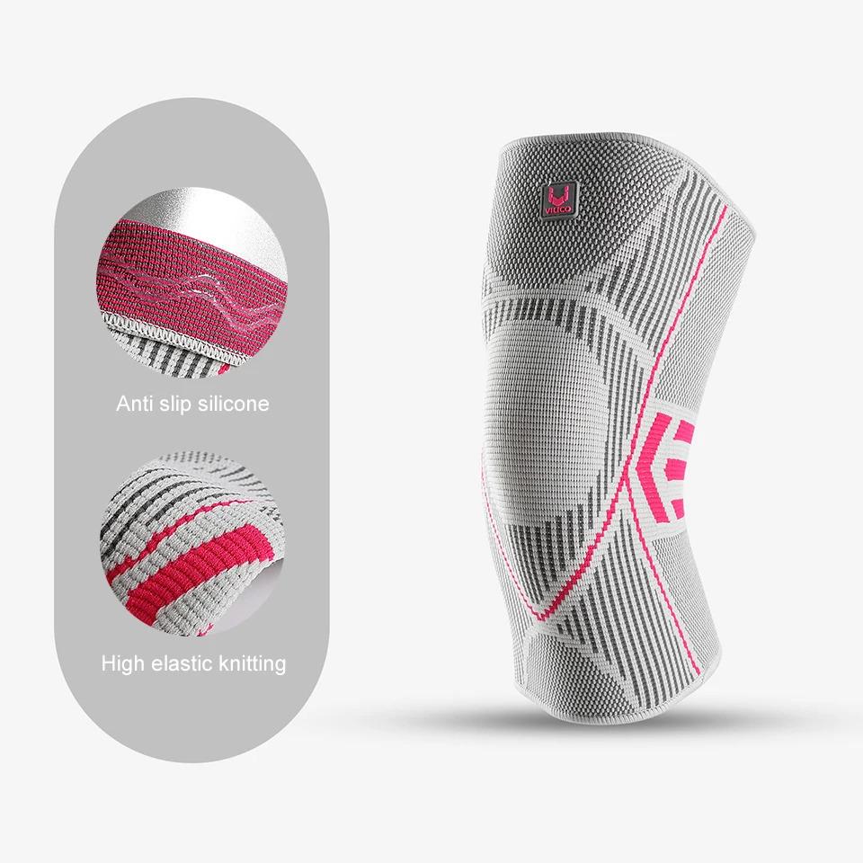 1Pcs Outdoor Sports Knee Pads Thin High-Elastic Knitting Mountain Climbing Hiking Anti-Slip Meniscus Injury Prevention Men Women