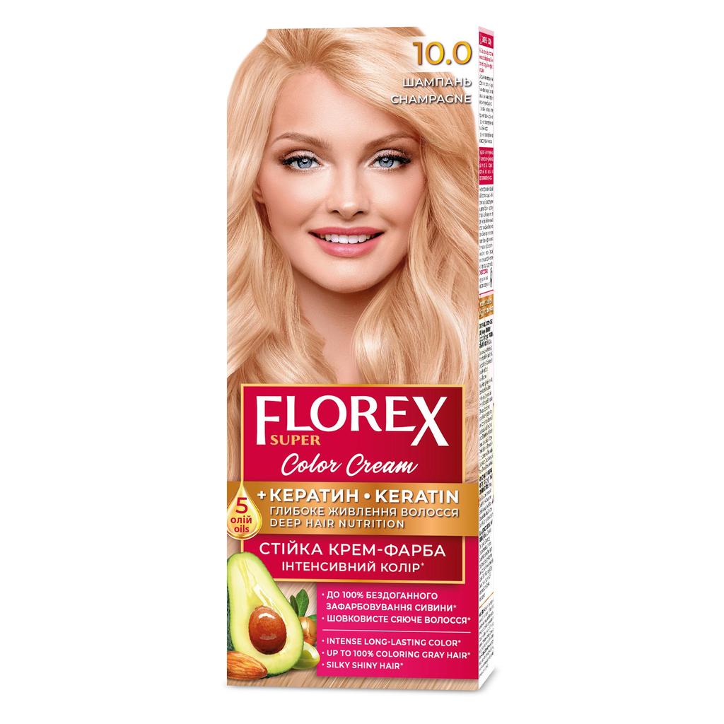 Florex Super Permanent Hair Dye Cream - Give Your Hair Deep Nourishment, Makes Your Hair Soft and Silky-shiny.