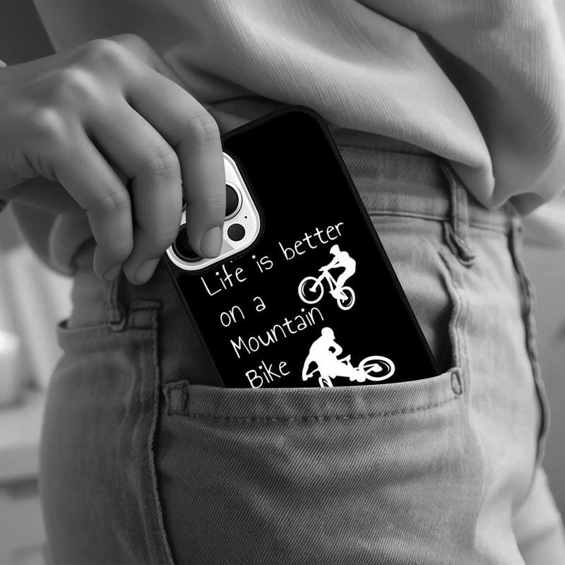 

BIKE CYCLING Sport soft Phone Case For iPhone 17 Air 15 16e 14 13 Pro Max Coque 12 11 Pro Max PLUS cover iPhone 16pro max