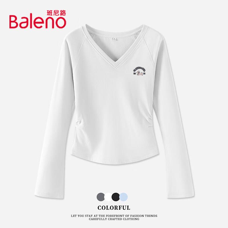 Baleno Women s V-neck Plush Warm Long Sleeve Base Layer S