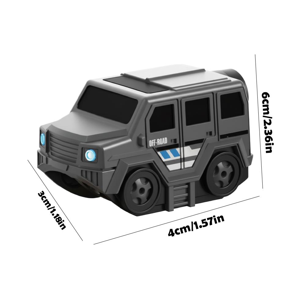 

Electric Magnetic Car For Kids DIY Magic Railway Tracks High-Speed Police Cars, Off-road Vehicles Building Toys Accessories белый