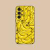 Banana Phone Case For Samsung S25,24,21,22,23,20,S30,Ultra,Plus,Fe,Lite,Note,5G Black Soft