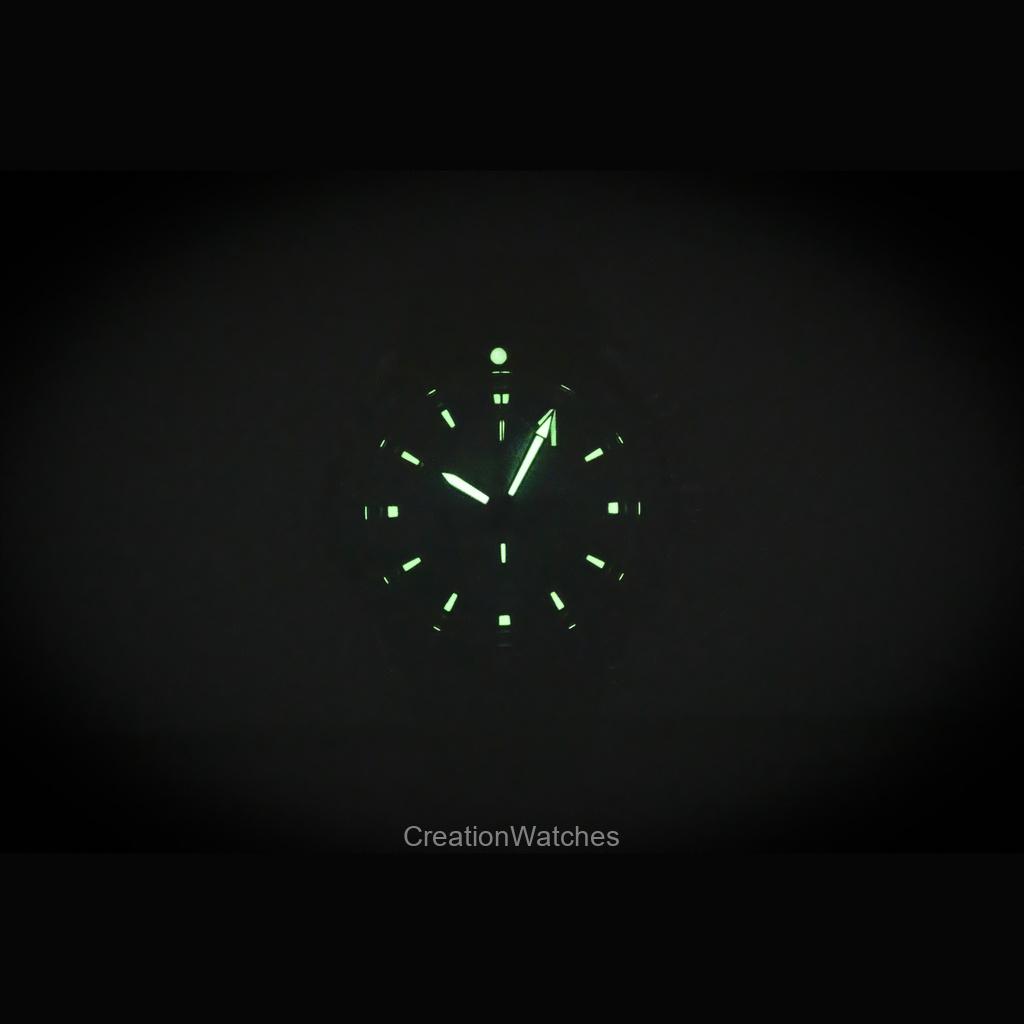 Edox CO-1 Chronograph Rubber Strap Blue Dial Automatic Diver's 01128-3NOCA-BUIDN 500M Men's Watch