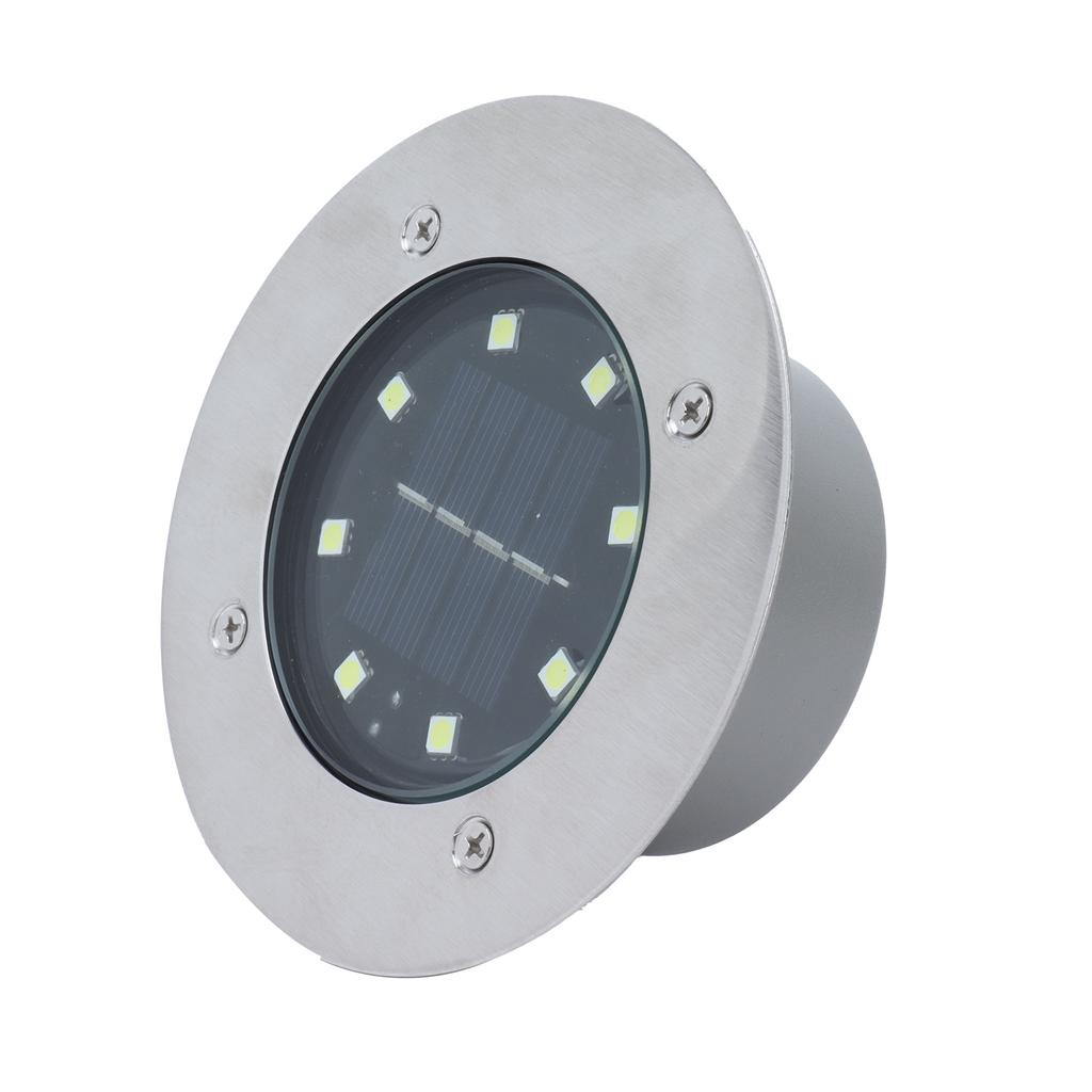 Solar Underground Lights White Light Waterproof Recessed LED Landscape Lamp for Outdoor