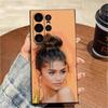 Z-Zendaya Euphoria Printing Phone Case For Samsung S25,S24,S21,S22,S23,S20,Ultra,S26,Plus,Fe,Note,5G Black Cover
