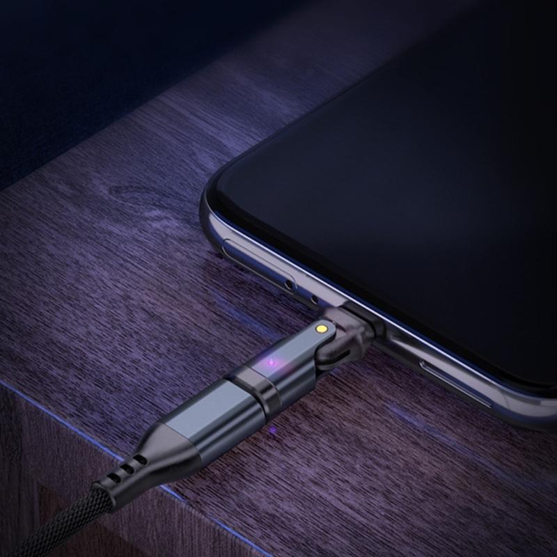 Προσαρμογέας USB C σε C 180° Περιστρεφόμενος PD 240W Γρήγορη Φόρτιση 480Mbps Συμβατός για Τηλέφωνο, Φορητό Υπολογιστή, Tablet Γρήγορη Τροφοδοσία Συσκευών