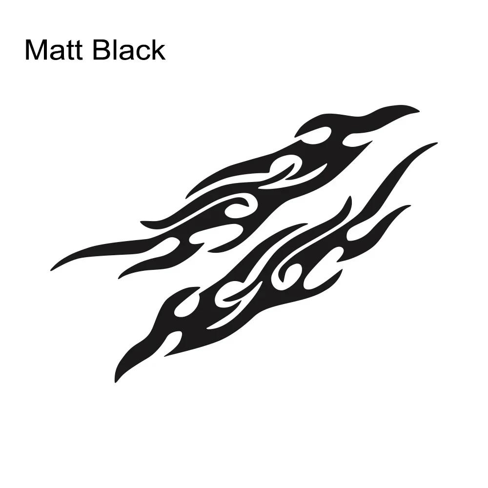Car Sticker Flame Pattern Creative Personalized Auto Decoration Body Vinyl Film Sticker Waterproof Scratch Resistant Ornament