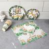 Jungle Animals Disposable Tableware Set: Napkins, Plates, and Cups for High-End Restaurants and Hotels (4-Piece).