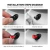 CFP5 For Skoda 4Pcs 3D Metal Tire Valve Caps Car Tyre Air Stems Cover Kamiq MK3 Roomster Rapid Kodiaq Karoq Fabia Enyaq