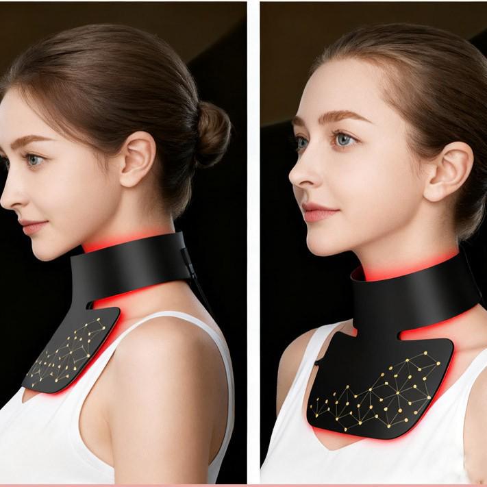 CE-Certified LED Red Light Facial & Neck Rejuvenation Mask Set