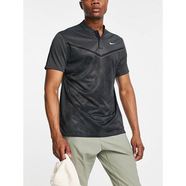 

Черная футболка-поло с принтом Nike Golf Tiger Woods Blade Dri-FIT ADV