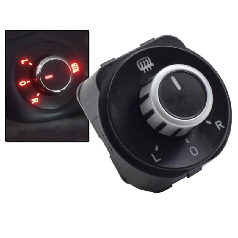 Replacement Left Right Mirror Adjuster Switches 6RD959565B Ergonomic Exterior Mirror Switches Easy to Use for 6R 6C