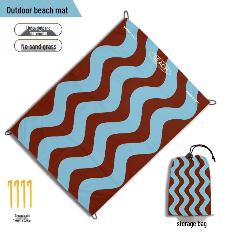 Portable Waterproof Ultralight Camping & Beach Mat - Moisture-Proof and Foldable