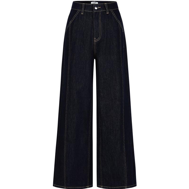 

Women s Anna Kou Fleece-Lined Denim Wide-Leg Pants XL