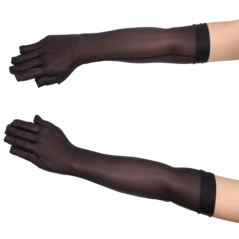

[Black Omen] long gloves long gloves cosplay All 8 colors (6706-black, free size) bs514-f-6706-bk