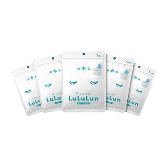 Face maskFace packPremiumLululunSnow(White Vanilla Scent)7 Sheets X 5 Bags