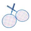 Kids Badminton Racket Set Outdoor Sports Tennis Racket Training Toy with 3 Nylon Badminton for Stadium Backyard Blue