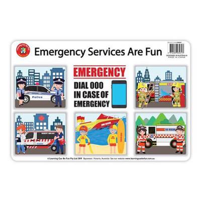 Learning Can Be Fun Placemat (Emergency)