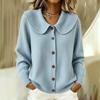 2026 Women's Clothing Europe, America, Autumn and Winter New Sweater Express Solid Color Long Sleeve Cardigan Hair