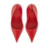 Fashion Brand Fashion Show Silvery 9cm High Heels Spring Autumn New Irregular Heels Black Red Pointed Sexy Women's Single Shoes Size 43