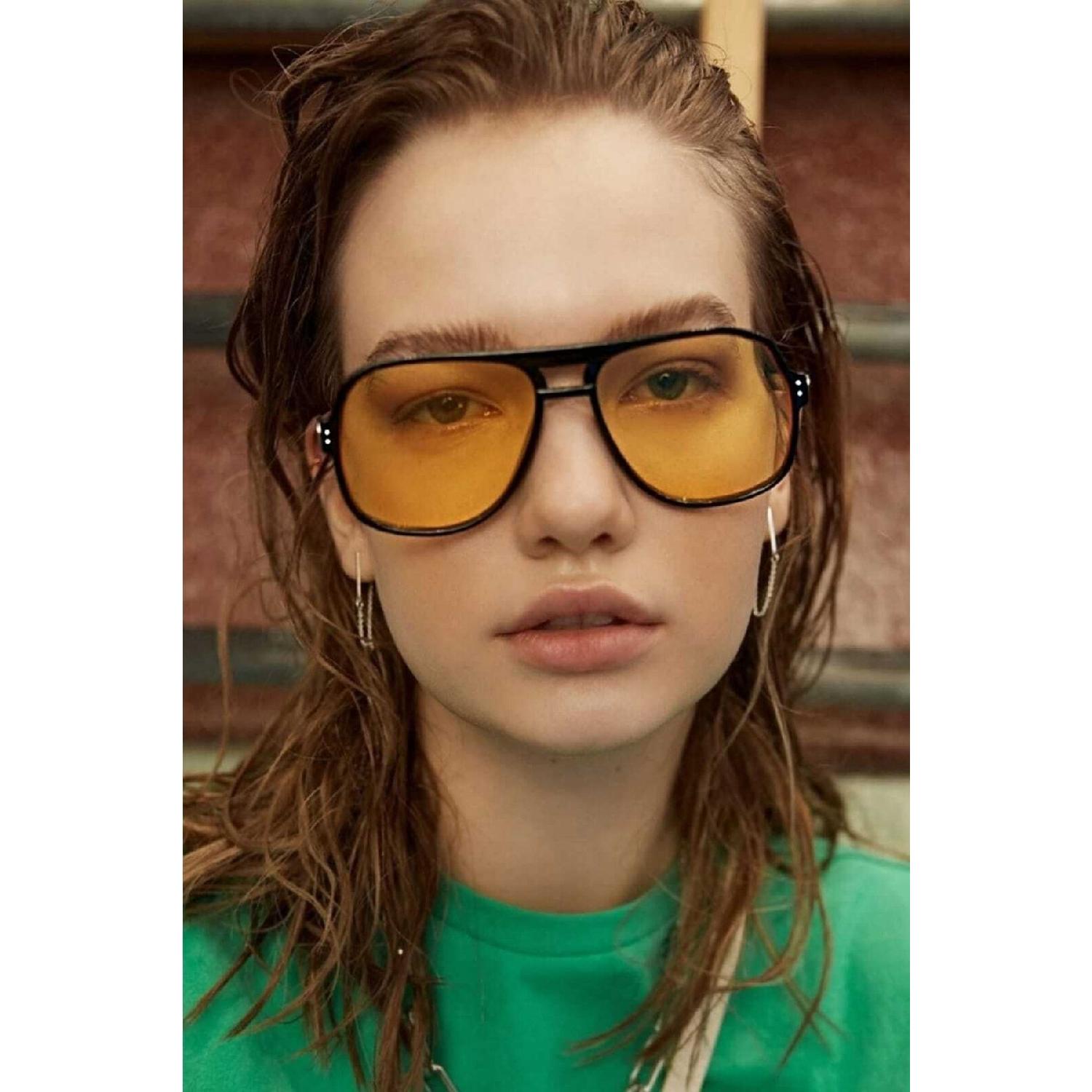 

Danny Оранжево-черные солнцезащитные очки оранжевый