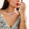 Accessories Fashion Blue Eyes Vintage Beaded Necklace Ethnic Bohemian Ladies Necklace