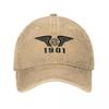Vintage Royal Enfields RE 1901 Baseball Caps Unisex Distressed Cotton Sun Cap Motorcycle Racing Outdoor All Seasons Travel Caps