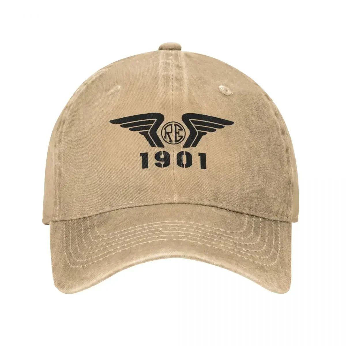 The best product for you Vintage Royal Enfields RE 1901 Baseballpetten Unisex Distressed Katoen Zonnecap Motorrace Outdoor Alle Seizoenen Reismutsen Adjustable kaki