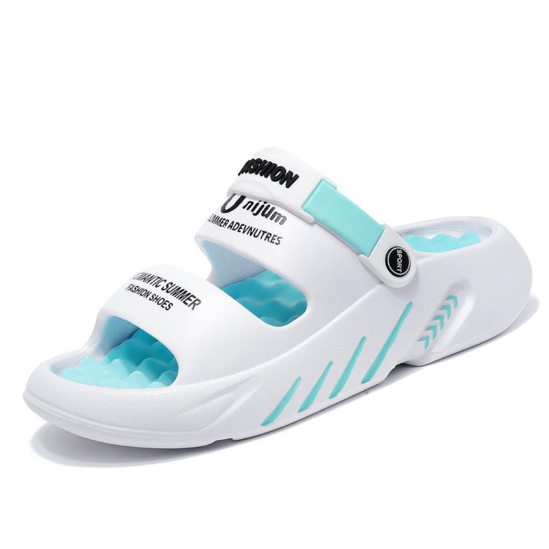 Summer Men's Massage Slippers Outdoor Sandals Beach Comfortable Soft Slides Indoor Casual Shoes