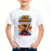 Unisex Six Seven Italian Brainrot 67 Nummern Grafikdruck T-Shirt Junge/Mädchen Sommer Kurzarm Kinder Bequemes T-Shirt Oberteil.