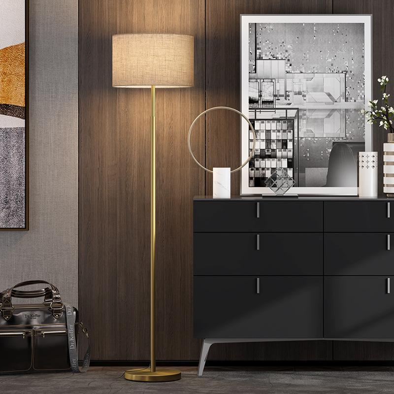 Nordic Modern Minimalist Floor Lamp for Living Room, Bedroom, Bedside, or Study - Luxury Ins Style Standing Lamp