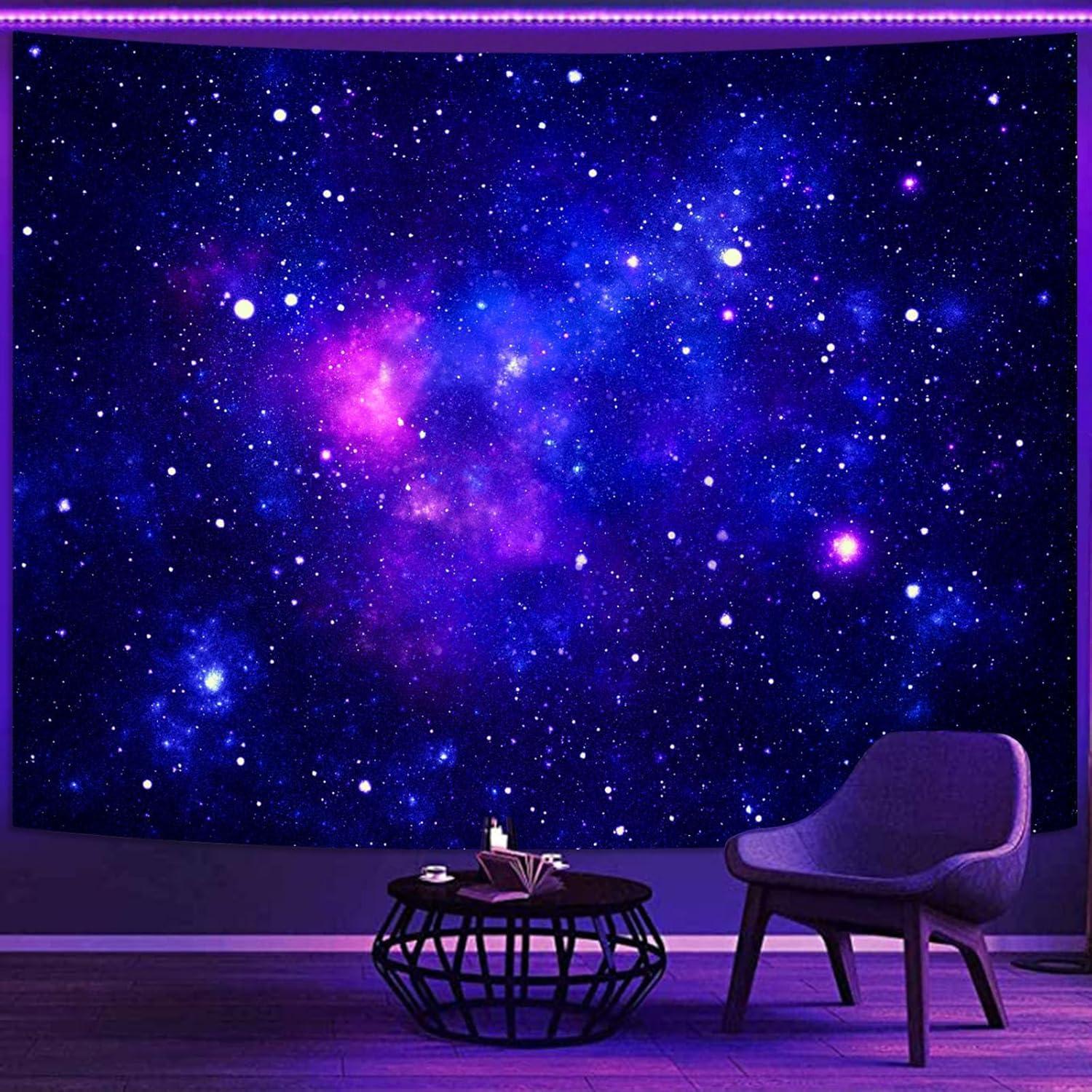 Tapestry Faxdong dark night galaxy universe space 75x100