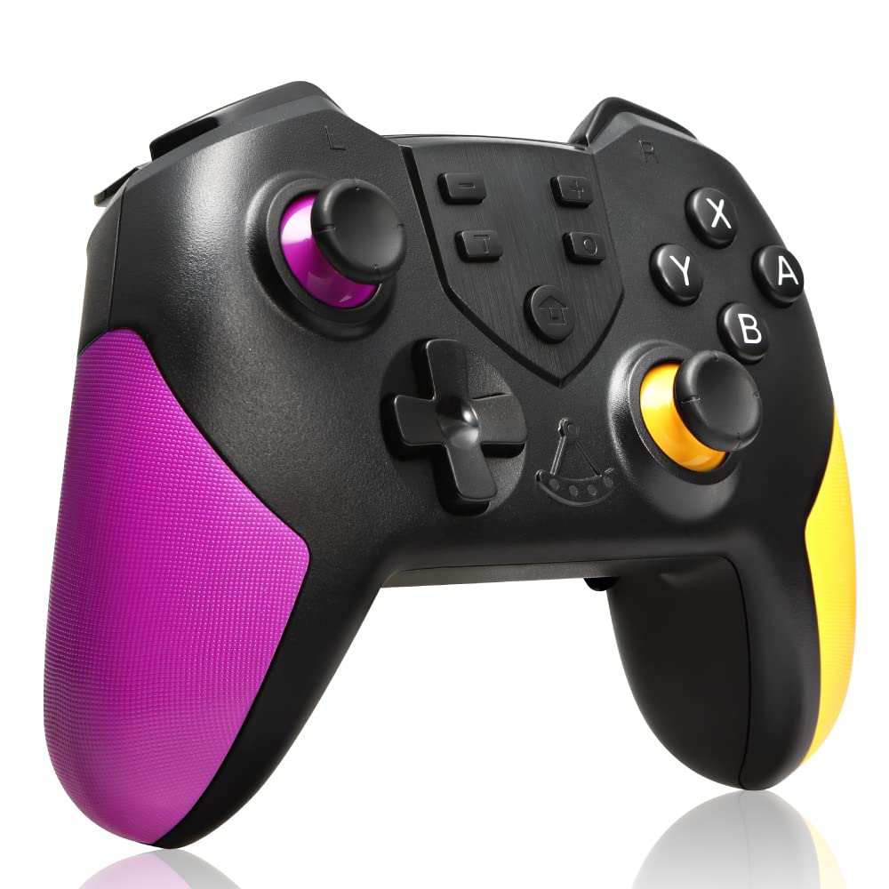 

Switch Controller with Rear Macro Rapid Fire HD Turbo Fire Gyro Wireless Bluetooth 550mAh High Capacity Battery Buttons, Function, Controller,