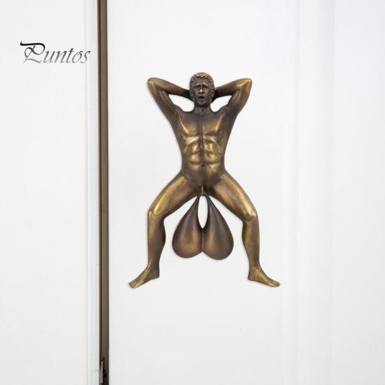 Male Prank Doorbell Funny Naked Man Door Knocker Easy To Install Prank Male Doorbell Decoration Gift for Friends
