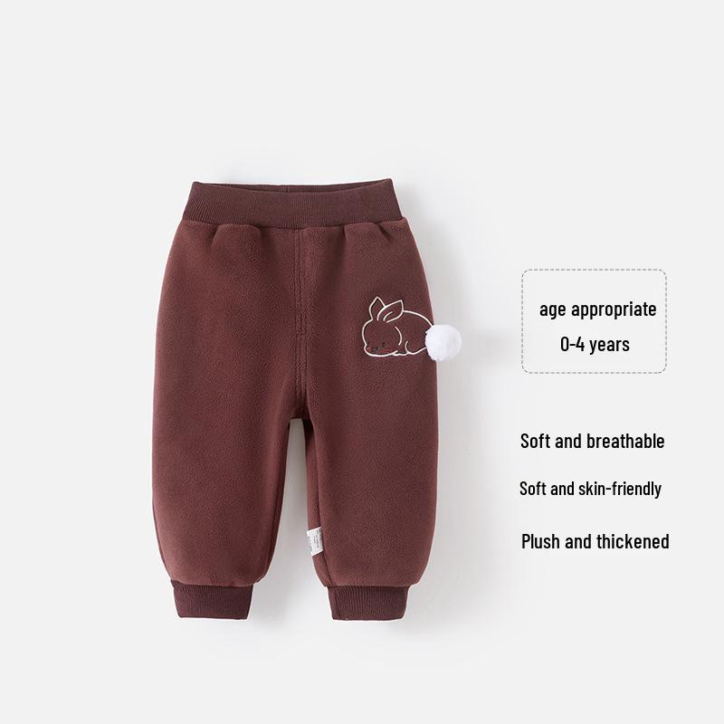 

Двусторонние детские брюки-джоггеры из орлона: Утепленный осенне-зимний повседневный для мальчиков и девочек 120 cm