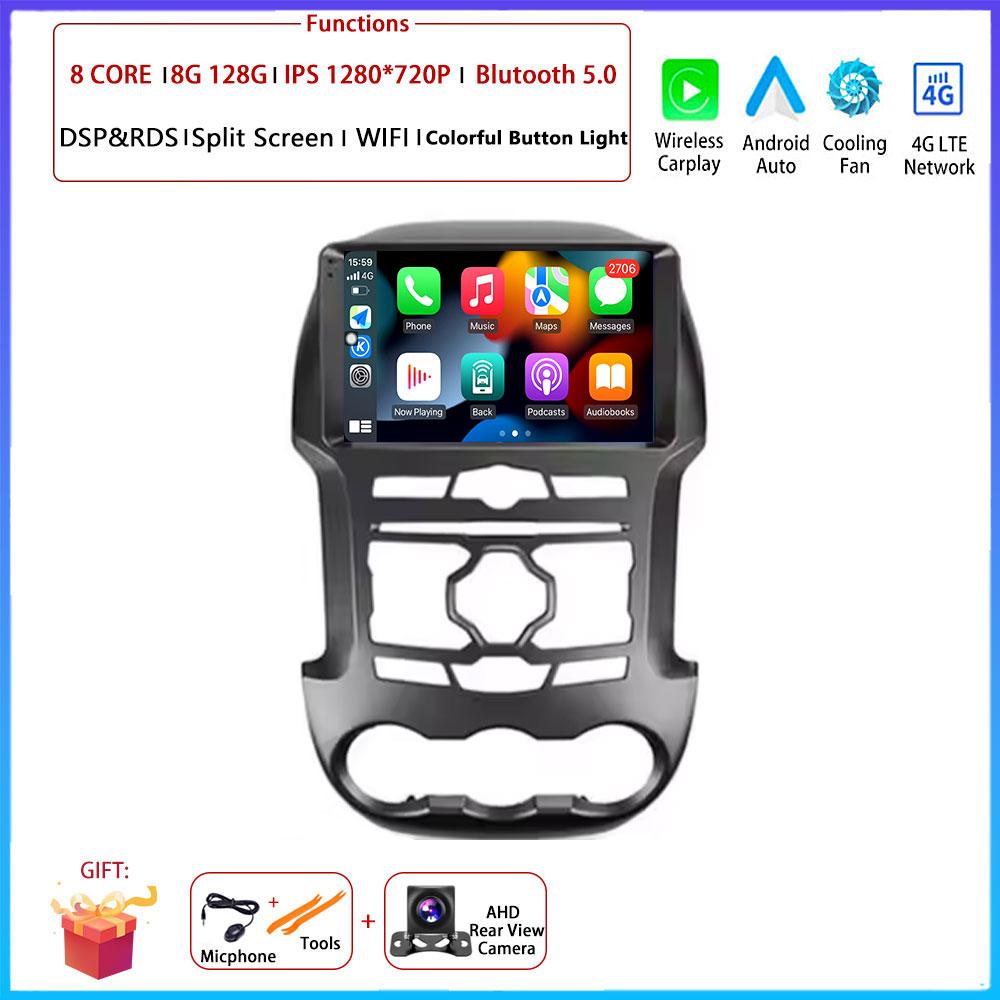 For Ford Ranger 3 2011 2012 2013 2014 2015  Android  Carplay Auto Car Radio Navigation GPS Multimedia Video Player DSP 4G AMI