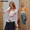 Sweet Faux Two-Piece Design T-Shirt