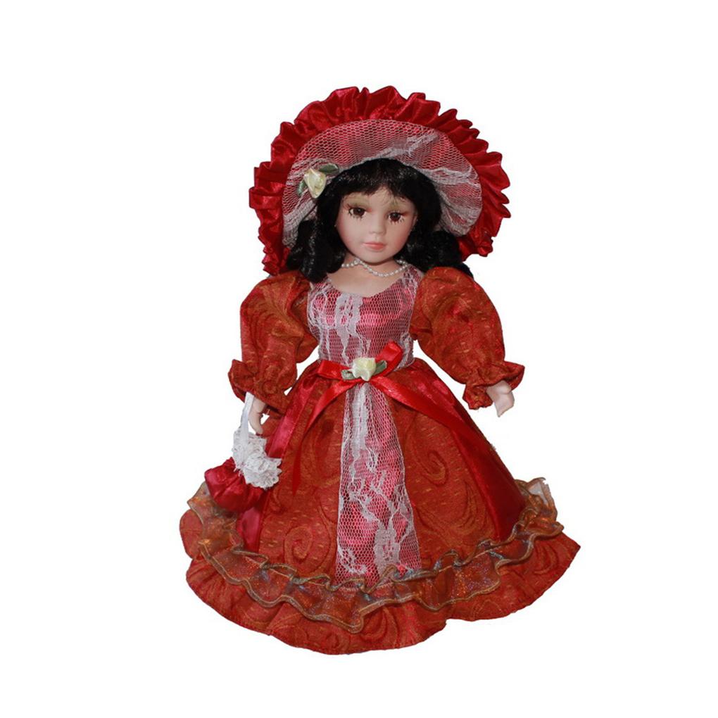 

Victorian Porcelain Female Doll Materials Realistic Gift Victorian Porcelain Female Dolls