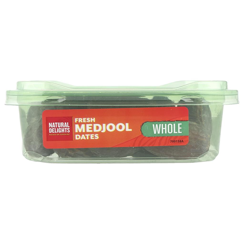 Natural Delights, Fresh Medjool Dates, Whole Dates, 12 Oz (340 G)