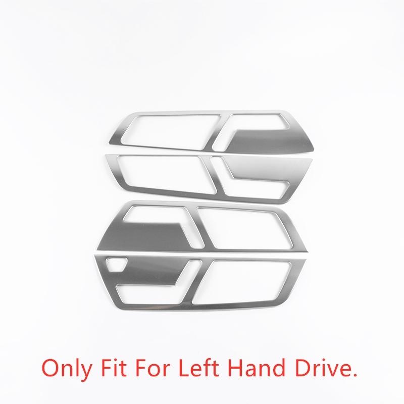 For Mercedes Benz S Class 2008-2013 Car Inner Door Wrist Handle Bowl Frame Decoration Cover Sticker Trims Interior Accessories