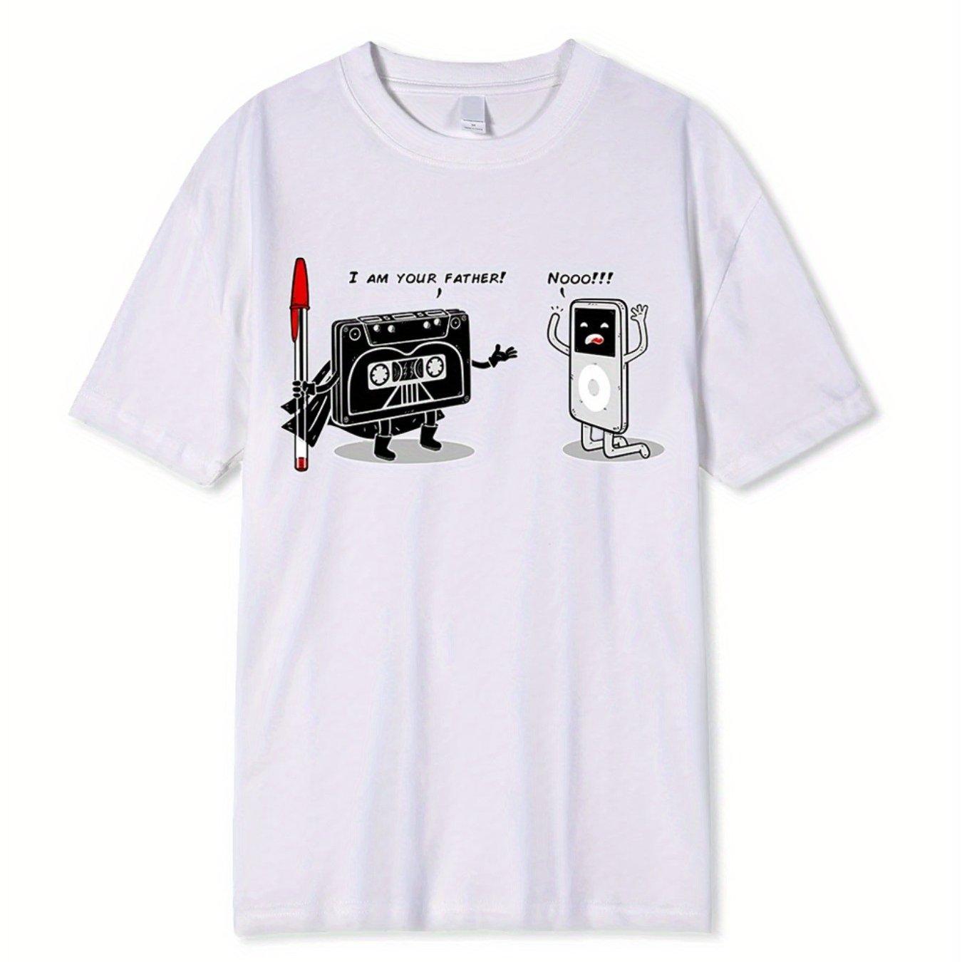 

Men s T-Shirt Cotton I Am Your Father Funny Vintage Printed T-Shirt for Men Women High Quality Cotton T Shirt Men Clothing 4XL